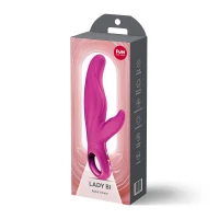 Вібратор-кролик для точки А Fun Factory LADY BI Magenta, 2 мотори, 12 режимів — Переглянути зображення 9