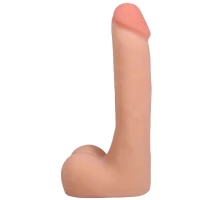 Фалоімітатор Doc Johnson The Realistic Cock ULTRASKYN - 9 Inch with Balls Vanilla — Просмотреть изображение 2