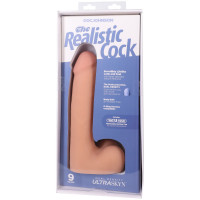 Фаллоимитатор Doc Johnson The Realistic Cock ULTRASKYN - 9 Inch with Balls Vanilla — Просмотреть изображение 9