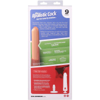 Фаллоимитатор Doc Johnson The Realistic Cock ULTRASKYN - 9 Inch with Balls Vanilla — Просмотреть изображение 11