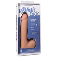 Фаллоимитатор Doc Johnson The Realistic Cock ULTRASKYN - 9 Inch with Balls Vanilla — Просмотреть изображение 8