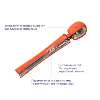Вибромассажер Fun Factory VIM Vibrating Wand sunrise orange (мятая упаковка!!!) — Просмотреть изображение 6