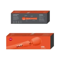 Вібромасажер Fun Factory VIM Vibrating Wand sunrise orange (м'яте паковання!!!) — Переглянути зображення 16