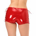 Лаковані шортики на шнурівці Art of Sex - Kylie, червоні, розмір XS-M
