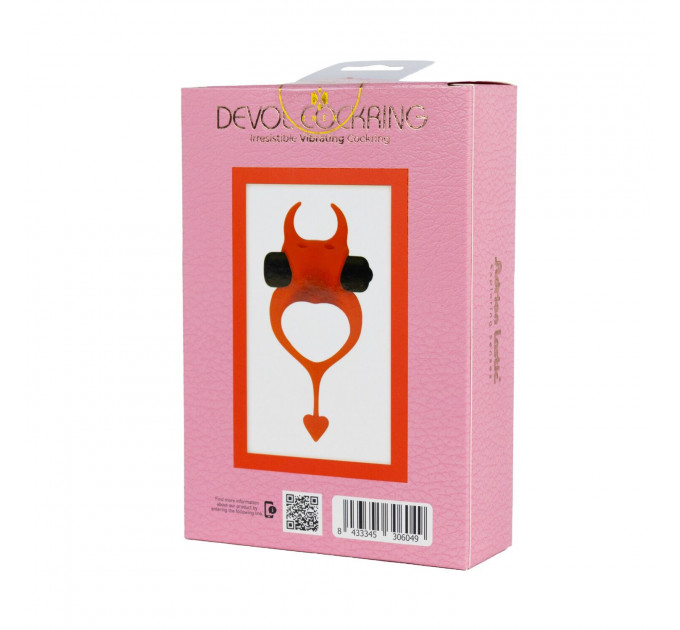 Эрекционное кольцо Devol Cockring с вибрацией