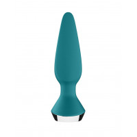Анальная смарт-вибропробка Satisfyer Plug-ilicious 1 Petrol