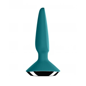 Анальна смарт-вібропробка Satisfyer Plug-ilicious 1 Petrol