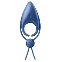 Ерекційне віброкільце-ласо з регулюванням розміру Satisfyer Sniper Blue — Переглянути зображення 1