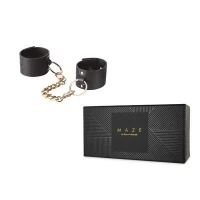 Наручники Bijoux Indiscrets MAZE — Wide Cuffs Black — Переглянути зображення 5