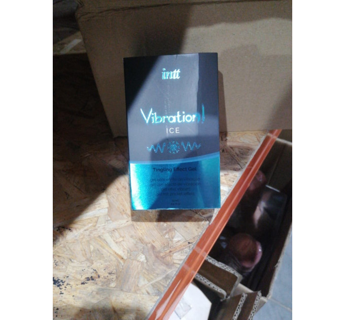 Рідкий вібратор Intt Vibration Ice (15 мл) (м'яте паковання!!!)