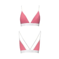 Спортивний топ з подвійними бретелями Passion PS007 TOP XL, pink — Переглянути зображення 4