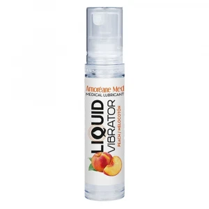 Лубрикант з ефектом вібрації Amoreane Med Liquid Vibrator Peach (10 мл)