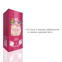 Набор лубрикантов Foil Display Box – JO H2O Lubricant – Cotton Candy – 12 x 10ml — фото 2
