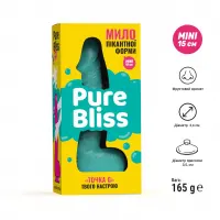 Мило у формі пеніса Pure Bliss MINI Turquoise, крафтове мило-член, натуральне — Просмотреть изображение 6