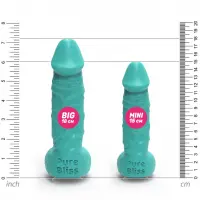 Мило у формі пеніса Pure Bliss MINI Turquoise, крафтове мило-член, натуральне — Просмотреть изображение 5