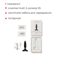 Анальна смарт-вібропробка Lovense Hush 2, розмір XS — Переглянути зображення 8