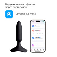 Анальная смарт-вибропробка Lovense Hush 2, размер XS