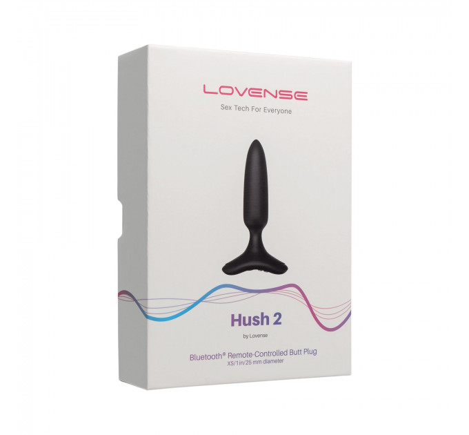 Анальна смарт-вібропробка Lovense Hush 2, розмір XS