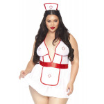 Костюм медсестри Leg Avenue Nightshift Nurse XL/XXL, сукня, трусики, шапочка