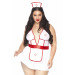 Костюм медсестри Leg Avenue Nightshift Nurse XL/XXL, сукня, трусики, шапочка