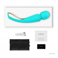 Вібромасажер LELO Smart Wand 2 Medium Ocean Blue — Переглянути зображення 2