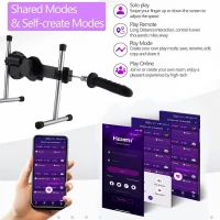 Смарт секс-машина Hismith AK-09 Sex Machine APP з фалоімітатором, бездротовий пульт ДК — Просмотреть изображение 4