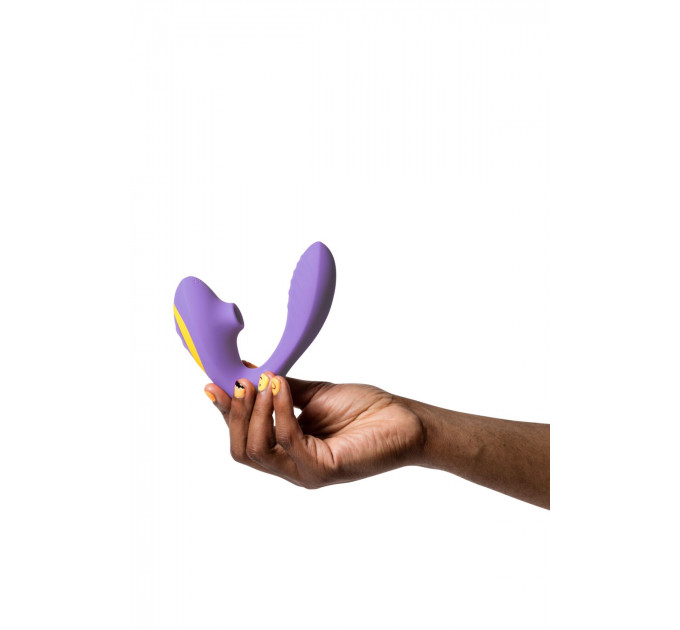 Вакуумний вібратор Romp Reverb Lilac, вагінально-кліторальний