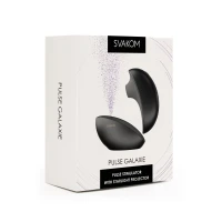 Вакуумний кліторальний смарт-стимулятор Svakom Pulse Galaxie Midnight Black, проєктор зоряного неба — Переглянути зображення 12