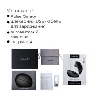 Вакуумний кліторальний смарт-стимулятор Svakom Pulse Galaxie Midnight Black, проєктор зоряного неба — Переглянути зображення 11