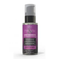 Масажна олія Sensuva Me&amp;You - Sweet Secrets (Pomegranate, Fig, Coconut &amp; Plumeria) 59 мл — Переглянути зображення 1