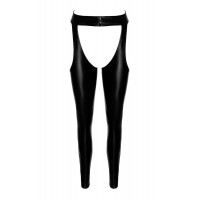 Леггинсы Noir Handmade F323 Rebel, L, black, под латекс, с открытыми бедрами и ягодицами — Просмотреть изображение 7