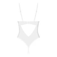 Боді з доступом Obsessive Alissium crotchless teddy, M/L, ліф з м’якою чашкою, високі трусики — Переглянути зображення 4