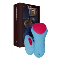 Вібратор у трусики FairyGasm HeartGem blue, на магніті, пульт ДК — Переглянути зображення 1