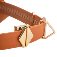 Маска на очі LOCKINK Vixen Blindfold, коричнева, натуральна шкіра, регульований обсяг — Переглянути зображення 8