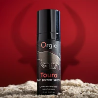 Крем для посилення ерекції Orgie Touro Power Cream, 15 мл, з таурином, гінкго та коренем женьшеню — Переглянути зображення 4