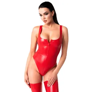 Боді Noir Handmade F352 Red powerwetlook body - M