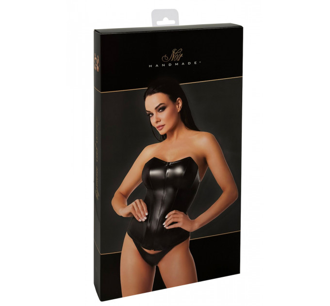 Корсет Noir Handmade F334 Powerwetlook corset - XL