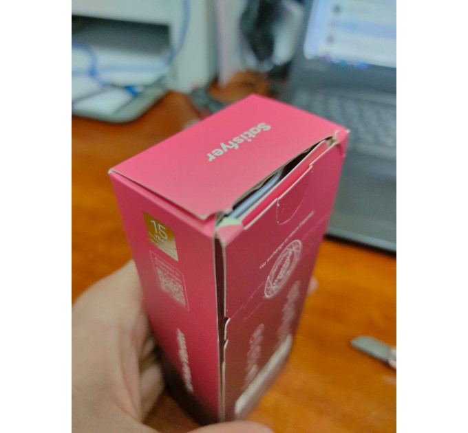 Вакуумный стимулятор Satisfyer First Kiss, технология 3D Air Pulse (повреждена упаковка!!!)