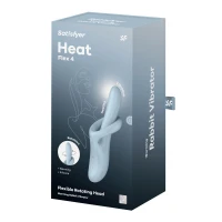 Вібратор з ротацією Satisfyer Heat Flex 4 Blue, підігрів до 39°C — Переглянути зображення 6