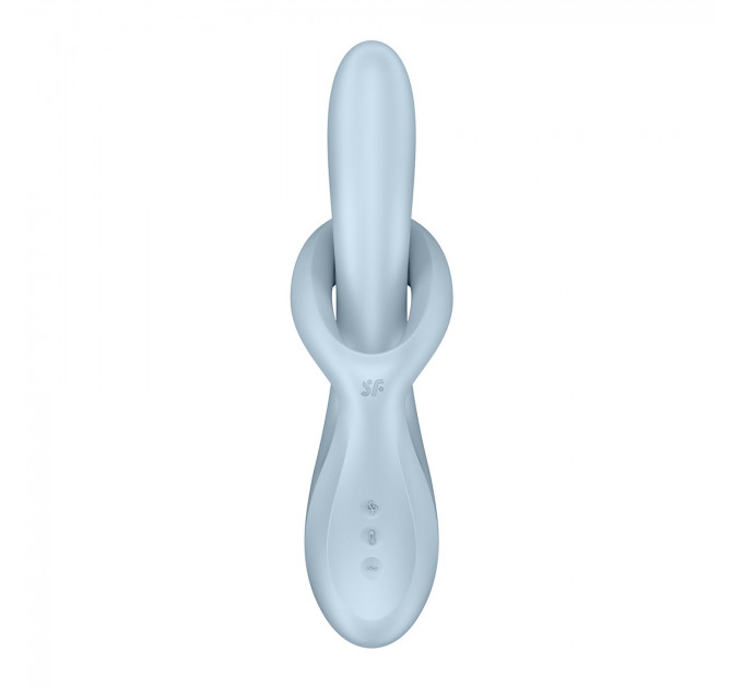 Вібратор з ротацією Satisfyer Heat Flex 4 Blue, підігрів до 39°C