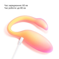 Смарт-виброяйцо Magic Motion Flamingo Max Orange 2 в 1: виброяйцо и тренажер Кегеля, 10 режимов — Просмотреть изображение 8