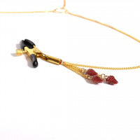 Затискачі для сосків та клітора Art of Sex - Strawberry