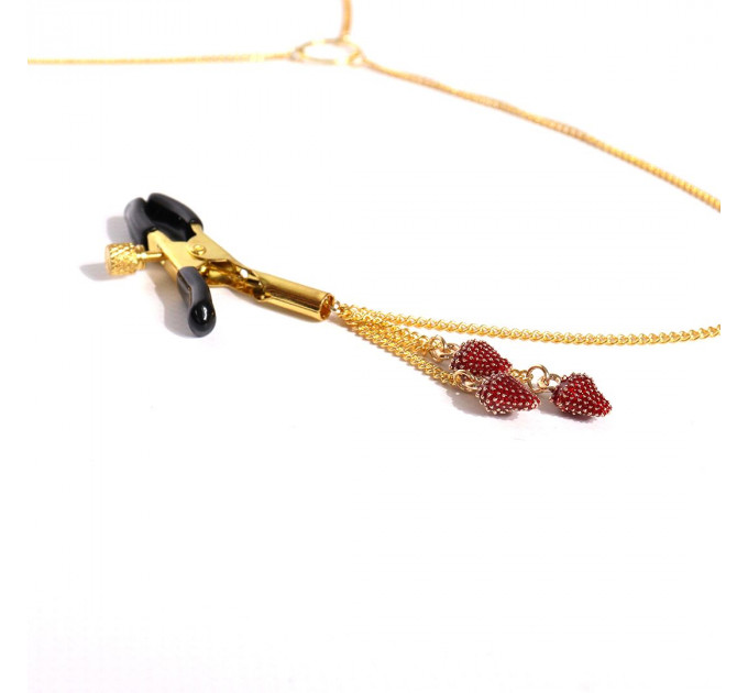 Затискачі для сосків та клітора Art of Sex - Strawberry