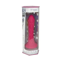 Фалоімітатор SilexD Fantasy Liquid Silicone Dreamy 7in Pink — Переглянути зображення 9