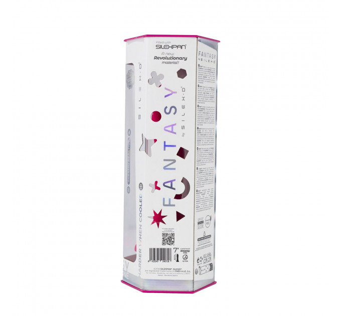 Фалоімітатор SilexD Fantasy Liquid Silicone Dreamy 7in Pink