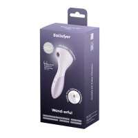 Вібромасажер Satisfyer Wand-erful з вакуумною кліторальною стимуляцією — Переглянути зображення 7