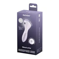 Вібромасажер Satisfyer Wand-erful з вакуумною кліторальною стимуляцією — Переглянути зображення 10