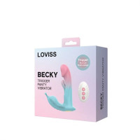 Вибратор Loviss Becky Trigger Panty Vibrator, носимый, вибрация + манящее движение, пульт ДУ — Просмотреть изображение 5