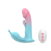 Вібратор Loviss Becky Trigger Panty Vibrator, носимий, вібрація + манливий рух, пульт ДК — Переглянути зображення 1