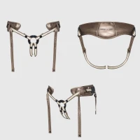 Трусики для страпону Strap-On-Me Leatherette Harness DESIROUS - NEW DESIGN — Переглянути зображення 3